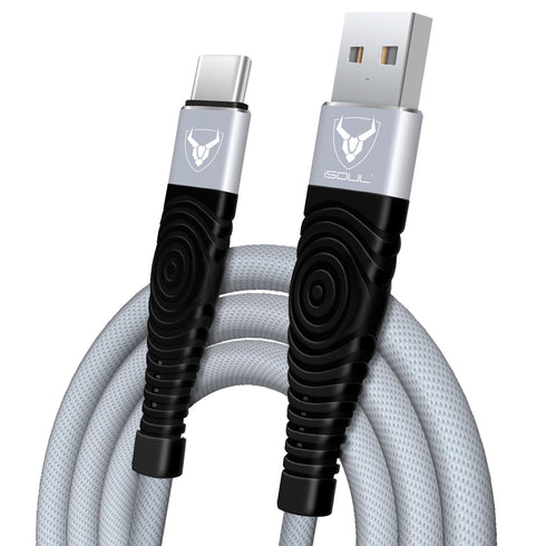 Nylon Braided USB Type C Cable for Fast Charging and Data Transfer - TradeNRG UK